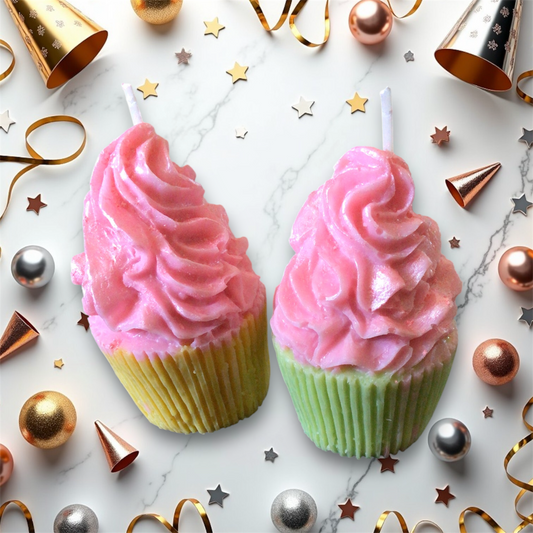 Handmade Cupcake Candles
